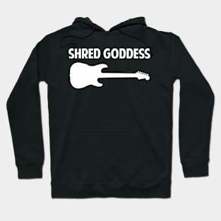 Shred Goddess Female Guitar Player Hoodie